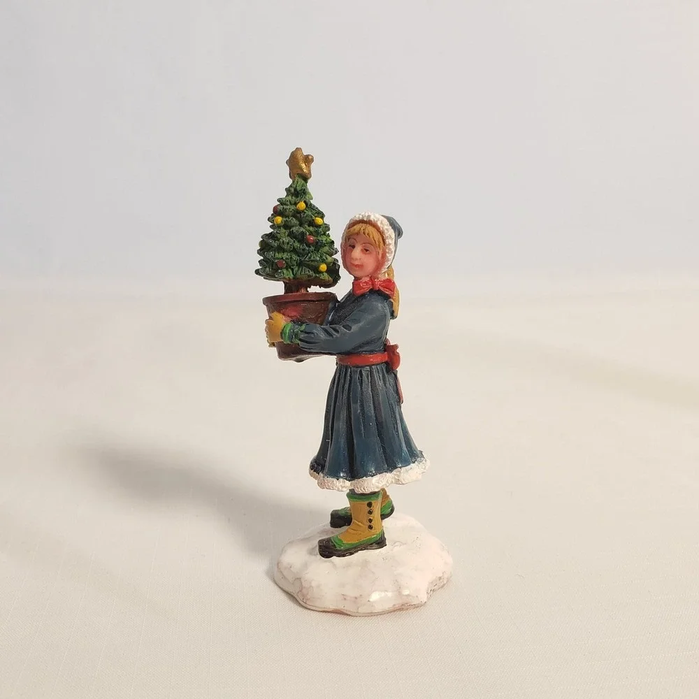 LEMAX CHRISTMAS VILLAGE HOUSE ACCESSORIES - THE TINIEST TREE 2003 #32726A
